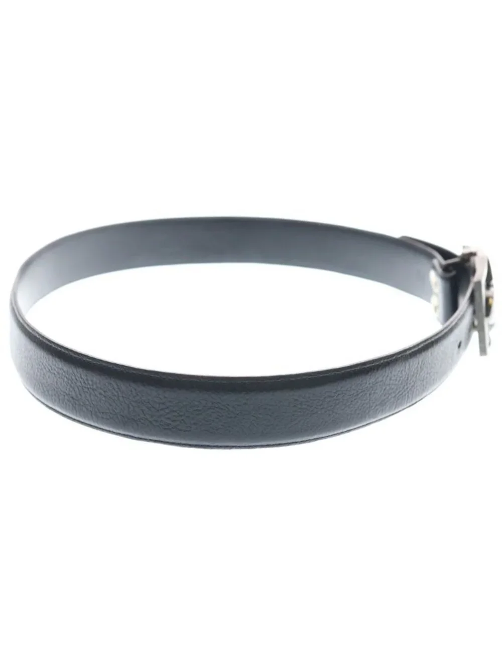Chrome Hearts Flareani Buckle Leather Belt Black 34